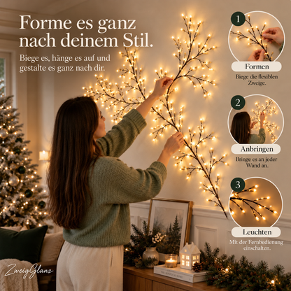 ZweigGlanz™  Dekorative LED-Lichterzweige