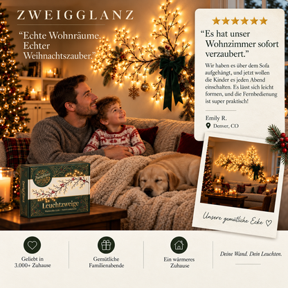 ZweigGlanz™  Dekorative LED-Lichterzweige